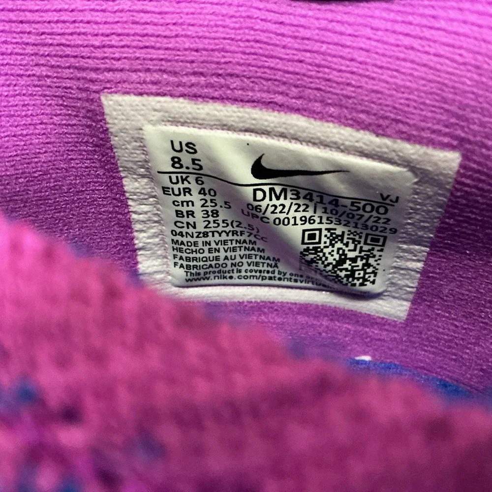 Nike Pegasus Turbo Next Nature Running Shoe Women 8.5 Fuchsia Crimson DM3414-500